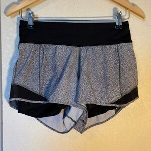 Lululemon Spandex Lined Speed Up Shorts